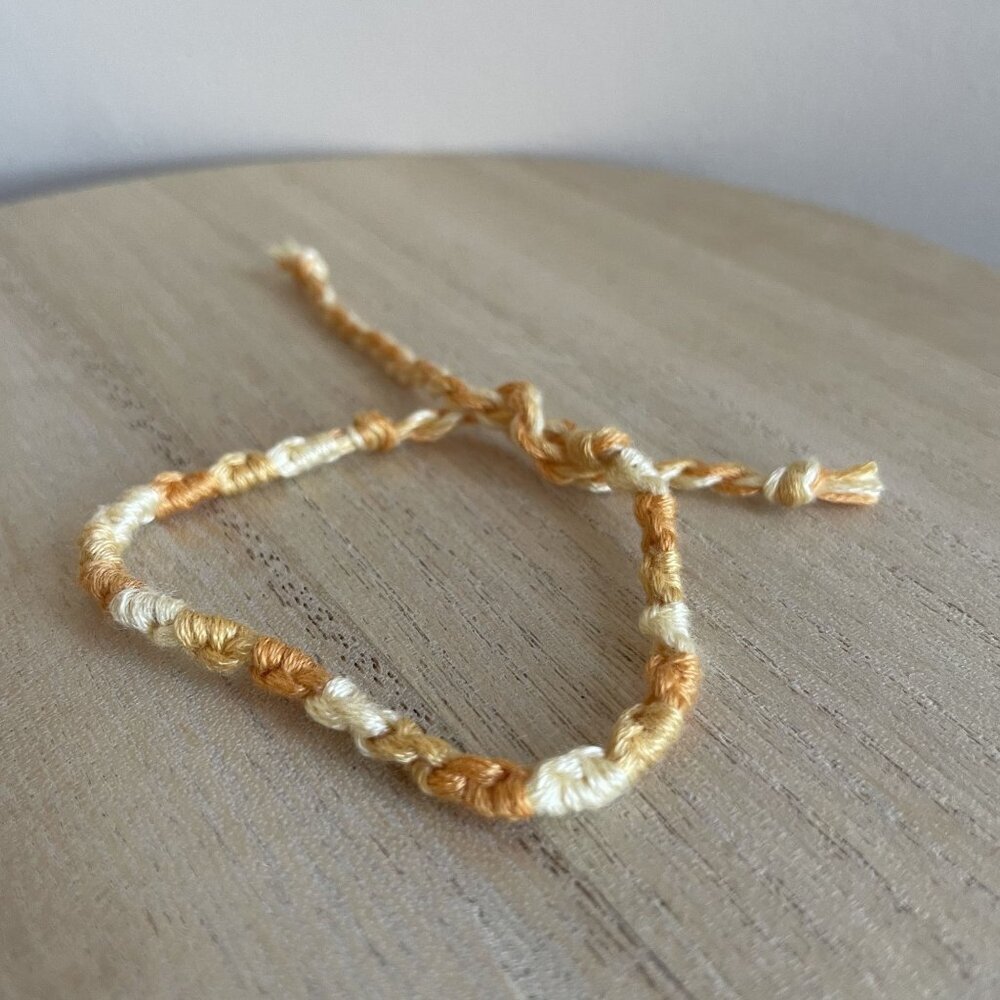 Medusa Bracelet, anklet, trendy, comfortable, tie, embroidery thread, woven, gif